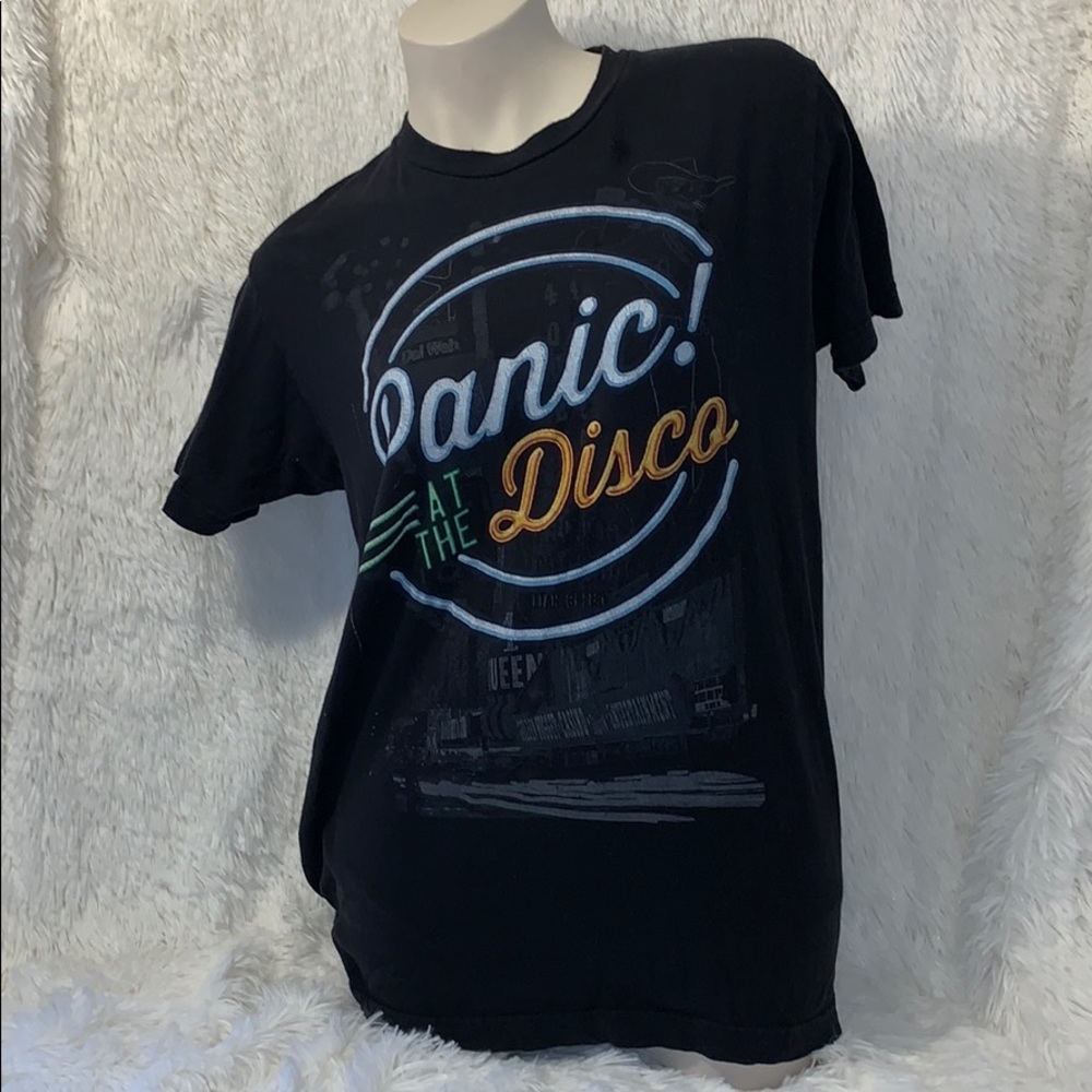 Panic! At The Disco Black Band Tee (Hot Topic)